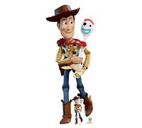Figurine - Disney - Woody et Forky - Taille réelle - 164 cm - Décoration chambre enfant