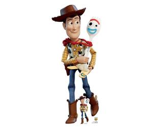 Figurine - Disney - Woody et Forky - Taille réelle - 164 cm - Décoration chambre enfant