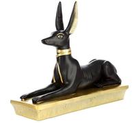 Figurine - Egyptienne - Anubis - 17 cm - Résine - Noir mat