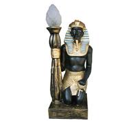 Figurine égyptienne Lampe Srehle lampes Statue Pharaon 55cm Statues Figures