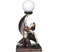 Figurine égyptienne Lampe Table Lampes Statue Cléopâtre 49cm Statues Lampe