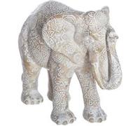Atmosphera – Statuette Éléphant – résine – H15 cm – Beige