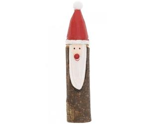Figurine en Bois de Père Noël 2,5 x 12,5 cm pour Décoration de Noël