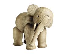 Figurine en bois éléphant H 12.6cm