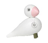 Figurine en bois oiseau chanteur Love Charity WxHxD 16x15.5x8cm
