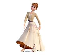 Figurine en carton - Disney - La Reine des Neiges 2 - Anna - 164 cm - Robe crème