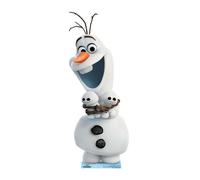 Figurine en carton Disney La Reine des Neiges 2 Olaf et petits bonhommes de neige H 94 cm - Mixte - Enfant
