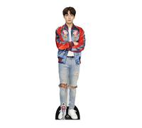 Figurine en carton - Jeon J - Rouge - 178 cm - Intérieur