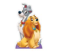 Figurine en carton - La Belle et le Clochard - Hauteur 92 cm - Multicolore - Pour enfants