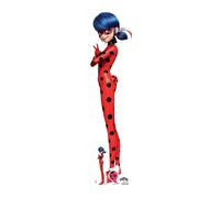Figurine en carton - Ladybug - Multicolore - 136 cm - Enfant