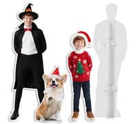 Figurine en Carton personnalisée Grandeur Nature - Silhouette personnalisée pour fêtes, décoration d'anniversaire, Accessoire Photo Unique Parfait pour Noël, événements spéciaux et Cadeaux créatifs