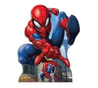 STAR CUTOUTS Figurine en carton Spiderman qui tisse sa toile d'araignée - Marvel Avengers - Haut 116 cm Multicolors G