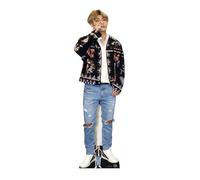Figurine en carton taille réelle Kim Taehyung (V) BTS BANGTAN BOYS - Hauteur 180cm - Décoration chambre