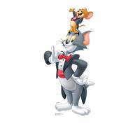 Figurine en carton - Tom et Jerry - Smokings - 154 cm - Décorative - Mixte