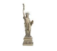 Figurine en résine, Artisanat de Sculpture, Cadeau Souvenir créatif de New York, Statue du Jour de l'indépendance, pour bibliothèque, décoration d'entrée de Bureau (Or)