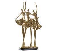 Figurine en résine Harz, motif ballerines dorées, dimensions 25x9,8x44,5 cm, 1 pièce