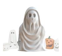 Figurine fantôme mignonne effrayante festive Objets de collection | Figurine d'Halloween pour bureau, bibliothèque, chambre à coucher, cabine, intérieur ou extérieur