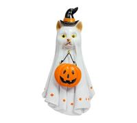 Figurine Fantôme Résine Mignonne Lueur Chaude Amusante Éclairage D'Ambiance