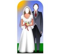 Figurine Géante ''Couple De Mariés'' or G