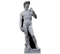 Figurine géante Statue Michel Ange or G