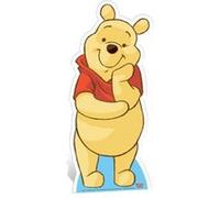 Figurine géante - Winnie l'Ourson - Décoration en carton - Taille réelle - Mixte - Jaune