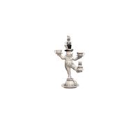 Figurine lapin en résine gris, décorative, légère - Chehoma, D'alice - 36x23x61 cm