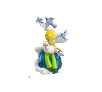 Figurine Le petit prince et le mouton sur la planète PLASTOY 040450