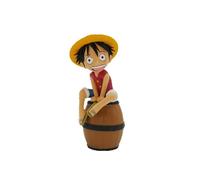 Figurine lumineuse - TEKNOFUN - LUFFY SUR TONNEAU - LED - 27 cm - Licence One Piece