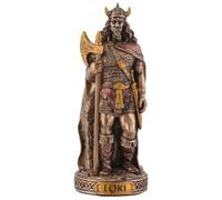 Figurine miniature du dieu germanique Loki - Couleur bronze peinte à la main par Veronese