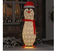 Figurine Pingouin Neige - vidaXL - Blanc Chaud - LED - USB - 78x88x180cm