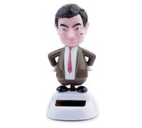 Figurine - PUCKATOR - Mister Bean - Panneau solaire - 10 cm - Mouvement autonome