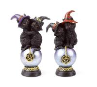 Figurine Puckator Orbe Iridescente Noir 14,5x9x5,5 cm