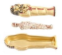 Puckator Figurine Sarcophage Toutankhamon Égypte Décoration 13 cm Or/Rouge/Noir