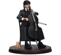 Figurine - SD TOYS - Wednesday avec Violoncelle - 20 cm - Noir - Pour Adultes à partir de 6 ans
