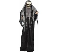 Figurine Shining Reaper 180 cm squelette décoration Halloween animée lumière son