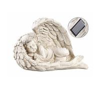: Figurine solaire à LED - Ange endormi, 16 cm