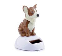 Figurine Solaire - Chien Corgi de la Reine d'Angleterre