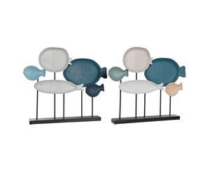 Figurine Spirales Méditerranéen - Multicouleur
