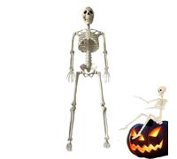Figurine squelette d'Halloween avec articulations mobiles, environ 89,9 cm