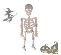 Figurine Squelette Halloween Corps Entier Réaliste Articulations Mobiles