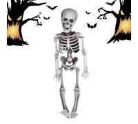Figurine Squelette Halloween Décor Scène Saisonnier En Résine Articulé