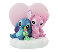 Figurine Stitch & Angel Cœur Lumineux Disney 6014914