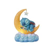 Disney Traditions Figurine de Lune Lumineuse Stitch and Scrump on