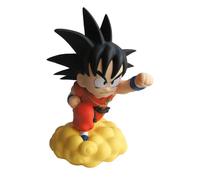 Figurine tirelire - Chibi Son Goku sur le Nuage Magique PVC Plastoy Dragon Ball Orange 22 cm