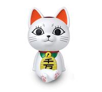 Figurine Turbo Granny en PVC - 17,5 cm - Chat fortune - Tirelire - Figurine Turbo Granny - Statue de voiture - Décoration de bureau