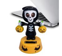 Figurines dansantes alimentées par le - Jouet de danse à bascule de voiture, Animer Halloween Carton Tableau de bord Accessoires pour salon Road Trip Chambre à coucher Véhicule Auto Camion