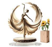 Figurines Danseuse De Ballet | Ornement Pour Bureau En Acrylique 2D Danseuse - Statue danseuse de ballet | Pour Anniversaire Appartement Bibliothèque Maison Dortoir Table De Chevet Crémaillère