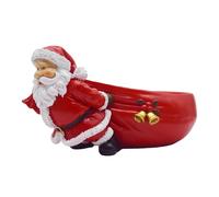 Figurines de Père Noël en résine forme de sac drôle Décoration de la maison | Figurine de décoration de Noël pour bureaux, maison, école, appartement