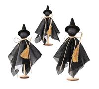 Figurines de sorcière pour Halloween 3 Pièces Décor de Bureau Halloween