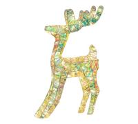 Figurines décoratives de rennes pour Noël Figurine Décorative Du Cerf Des | Renne d'Extérieur avec Éclairage LED pour maison chambre cour jardin intérieur patio et bureau